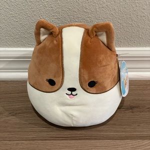 8 inch Regina the rainbow tailed corgi Squishmallow